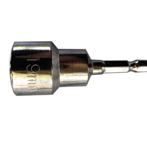 19mm socket and drill adaptor for ground dog screw in pegs