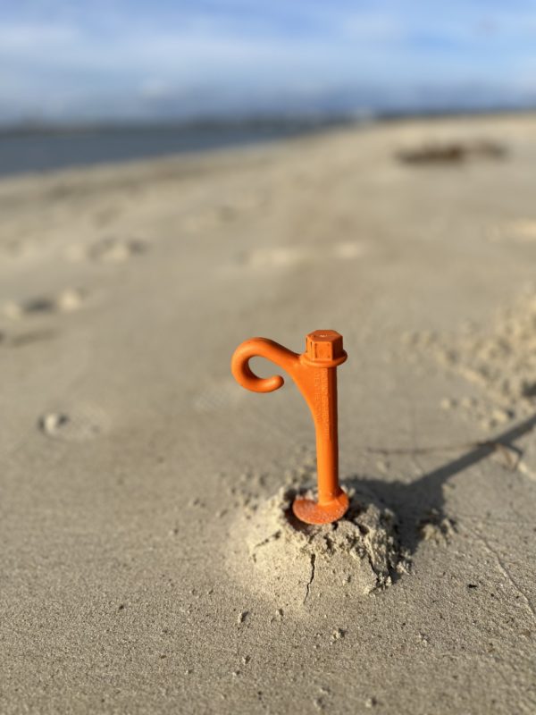 sand peg in sand
