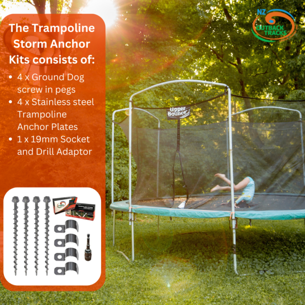 what's in the trampoline storm anchor kit