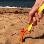 how to use sand peg step 3 - attach strap